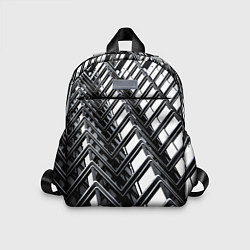 Детский рюкзак Карбоновая абстракция грани, цвет: 3D-принт