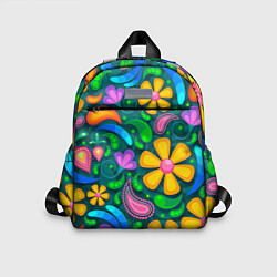 Детский рюкзак Мандала на энергию - цветы, цвет: 3D-принт