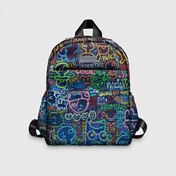 Детский рюкзак Разрисованная стена, цвет: 3D-принт