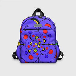 Детский рюкзак Полукруг яркий орнамент, цвет: 3D-принт
