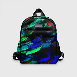 Детский рюкзак Мазки кистью, цвет: 3D-принт