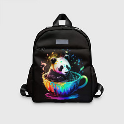 Детский рюкзак Панда в кружке, цвет: 3D-принт