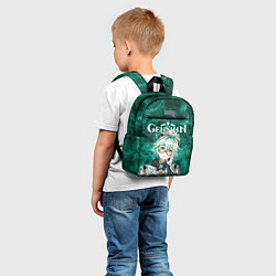 Детский рюкзак Сахароза на фоне воздушных частиц, цвет: 3D-принт — фото 2