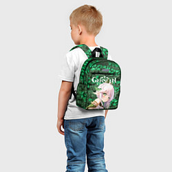 Детский рюкзак Нахида на фоне листвы, цвет: 3D-принт — фото 2