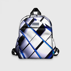 Детский рюкзак Неоновые плиты киберпанк, цвет: 3D-принт