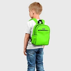 Детский рюкзак Кислотный зеленый, цвет: 3D-принт — фото 2