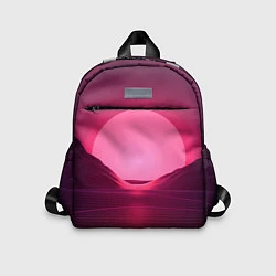 Детский рюкзак Неоновый закат, цвет: 3D-принт