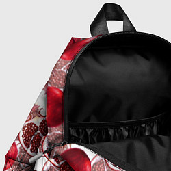 Детский рюкзак Гранаты на белом фоне - паттерн, цвет: 3D-принт — фото 2