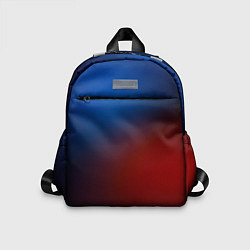 Детский рюкзак Красно синий градиент, цвет: 3D-принт