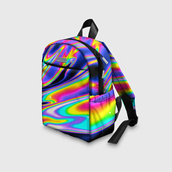 Детский рюкзак Жидкость радужные разводы, цвет: 3D-принт — фото 2