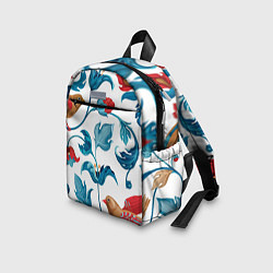 Детский рюкзак Узоры и птицы, цвет: 3D-принт — фото 2