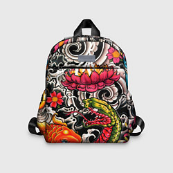 Детский рюкзак Иредзуми: цветущий лотос, цвет: 3D-принт