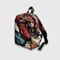 Детский рюкзак Узор с японскими карпами кои, цвет: 3D-принт — фото 2