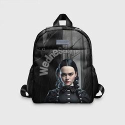 Детский рюкзак Wednesday Addams в лесу, цвет: 3D-принт