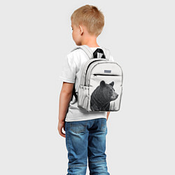 Детский рюкзак Нарисованный медведь, цвет: 3D-принт — фото 2