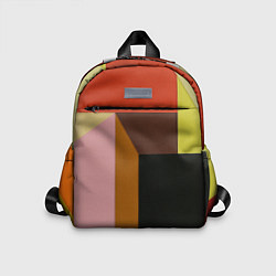 Детский рюкзак Геометрическое множество разноцветных фигуры, цвет: 3D-принт