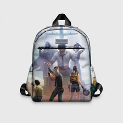 Детский рюкзак PUBG банда, цвет: 3D-принт