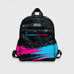 Детский рюкзак Darling in the FranXX - neon gradient: символ свер, цвет: 3D-принт