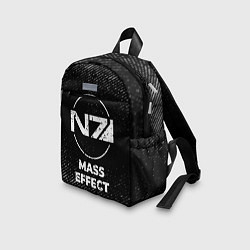Детский рюкзак Mass Effect с потертостями на темном фоне, цвет: 3D-принт — фото 2