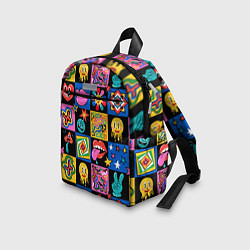 Детский рюкзак Funny cartoon characters, цвет: 3D-принт — фото 2