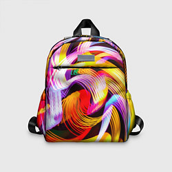 Детский рюкзак Неоновое множество фонарей в темноте, цвет: 3D-принт