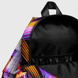 Детский рюкзак Неоновое множество фонарей в темноте, цвет: 3D-принт — фото 2