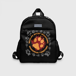 Детский рюкзак След волчий, цвет: 3D-принт