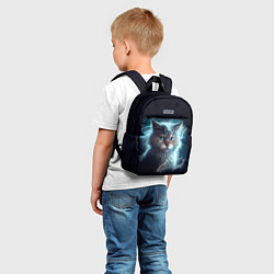Детский рюкзак Котик с молниями, цвет: 3D-принт — фото 2
