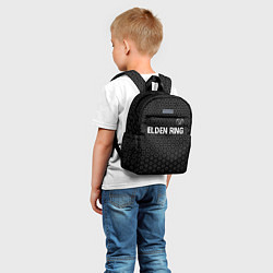 Детский рюкзак Elden Ring glitch на темном фоне: символ сверху, цвет: 3D-принт — фото 2