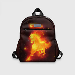 Детский рюкзак Огненный конь мчится, цвет: 3D-принт