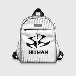 Детский рюкзак Hitman с потертостями на светлом фоне, цвет: 3D-принт