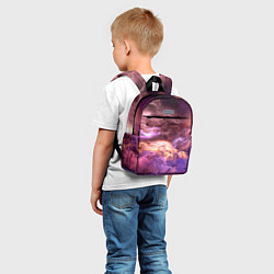 Детский рюкзак Фиолетовое облако, цвет: 3D-принт — фото 2