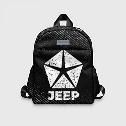 Детский рюкзак Jeep с потертостями на темном фоне, цвет: 3D-принт
