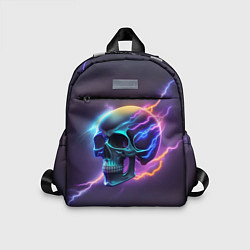 Детский рюкзак Череп с молниями, цвет: 3D-принт