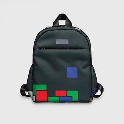 Детский рюкзак Падающий блок тетрис, цвет: 3D-принт