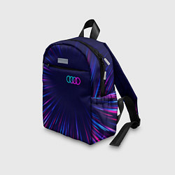 Детский рюкзак Audi neon speed lines, цвет: 3D-принт — фото 2
