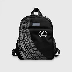 Детский рюкзак Lexus tire tracks, цвет: 3D-принт