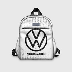 Детский рюкзак Volkswagen с потертостями на светлом фоне, цвет: 3D-принт