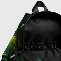 Детский рюкзак Зеленая молния, цвет: 3D-принт — фото 2