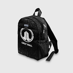 Детский рюкзак Great Wall с потертостями на темном фоне, цвет: 3D-принт — фото 2