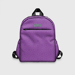 Детский рюкзак Сиреневого цвета с узорами, цвет: 3D-принт