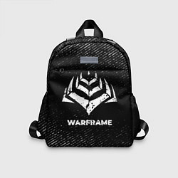 Детский рюкзак Warframe с потертостями на темном фоне, цвет: 3D-принт