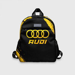 Детский рюкзак Audi - gold gradient, цвет: 3D-принт