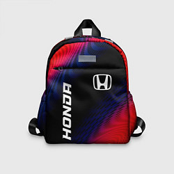 Детский рюкзак Honda красный карбон, цвет: 3D-принт