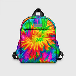 Детский рюкзак Тай-дай кислотные краски, цвет: 3D-принт
