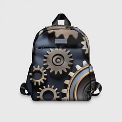 Детский рюкзак Механика и шестерёнки, цвет: 3D-принт