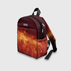 Детский рюкзак Огненная галактика, цвет: 3D-принт — фото 2