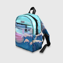 Детский рюкзак Japan - landscape - waves, цвет: 3D-принт — фото 2