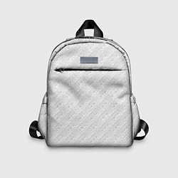 Детский рюкзак Текстура светло-серый, цвет: 3D-принт