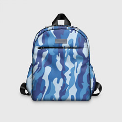Детский рюкзак Blue military, цвет: 3D-принт